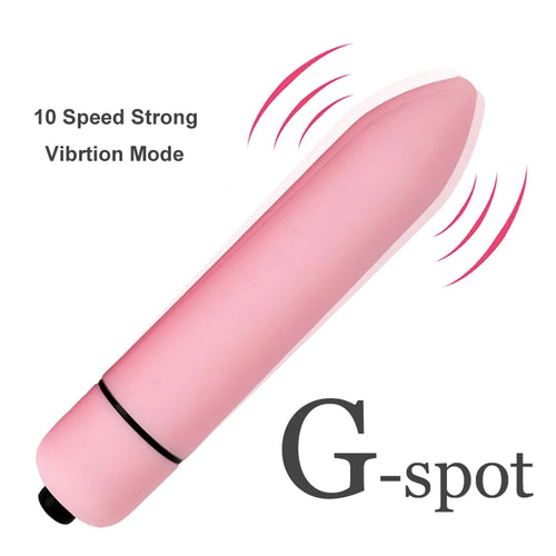 10-Speed Bullet Vibrator – G-Spot & Clitoral Stimulator