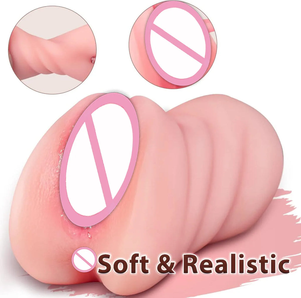3-in-1 Male Masturbator – Realistic Stroker Toy