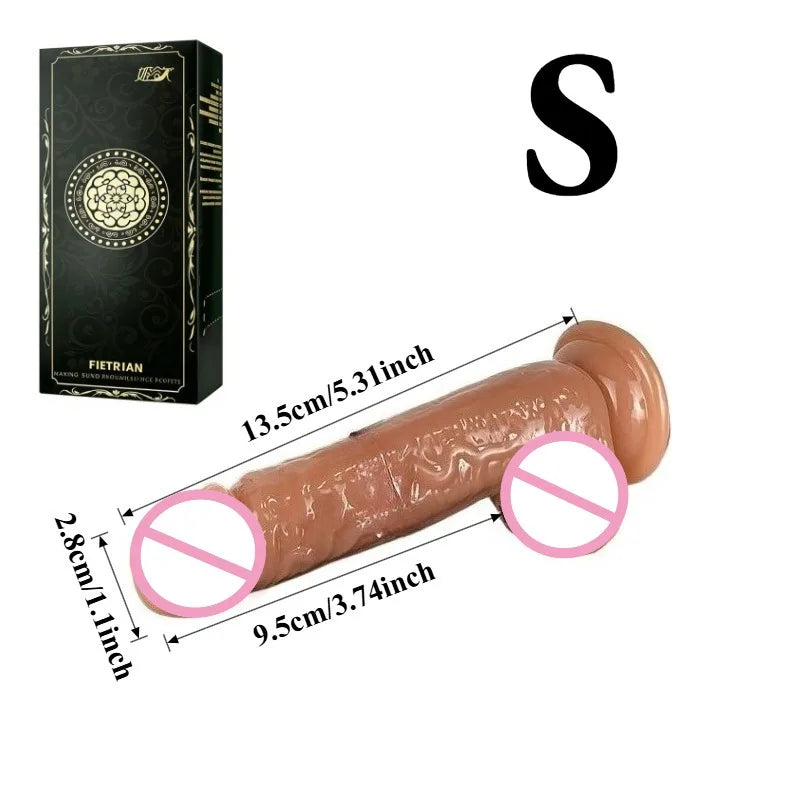 Realistic Suction Cup Dildo – Adult Toy for Women & Couples