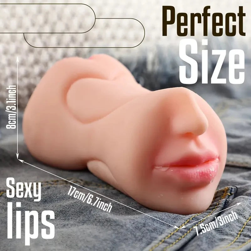 3-in-1 Male Masturbator – Realistic Stroker Toy