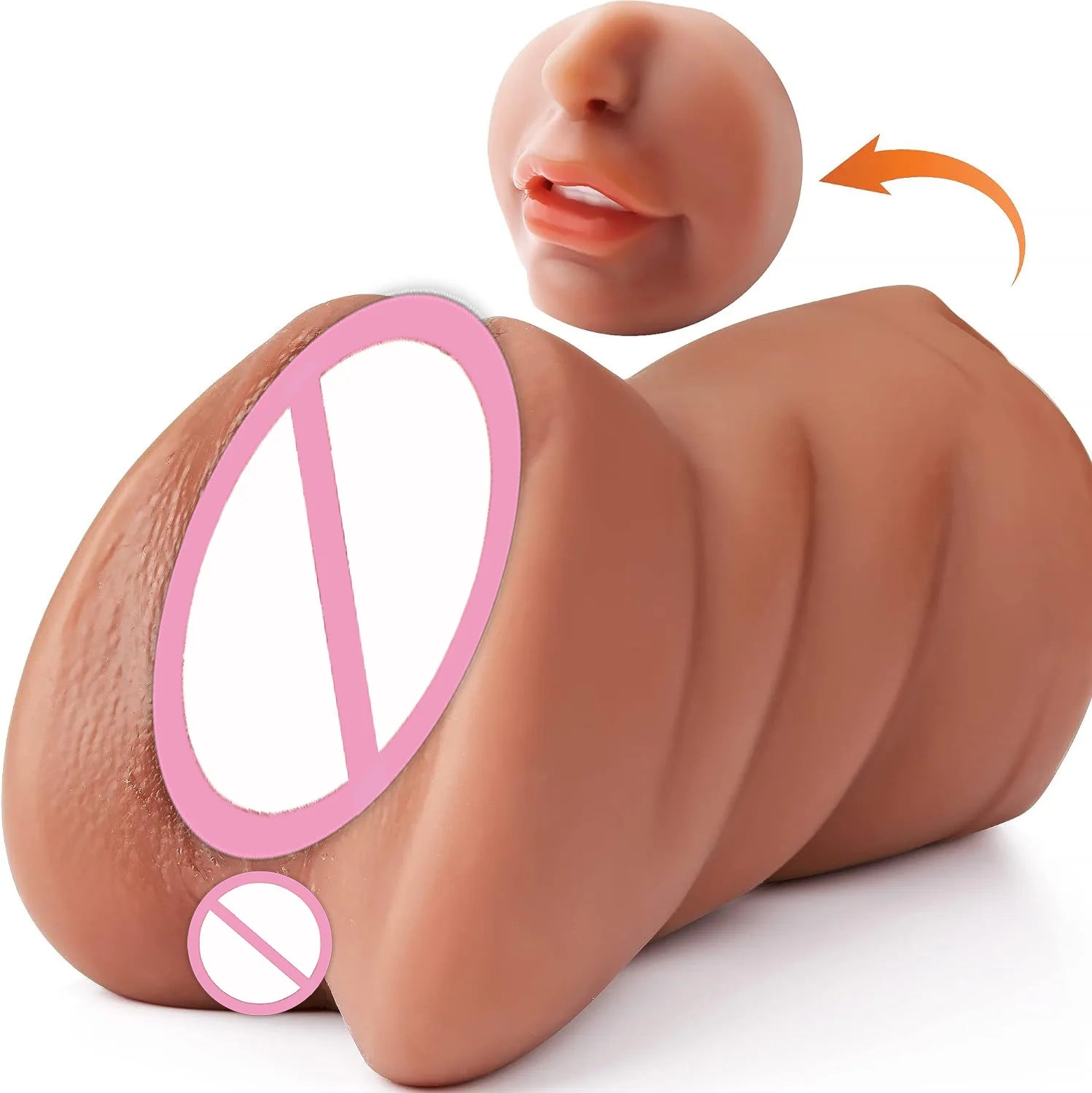3-in-1 Male Masturbator – Realistic Stroker Toy