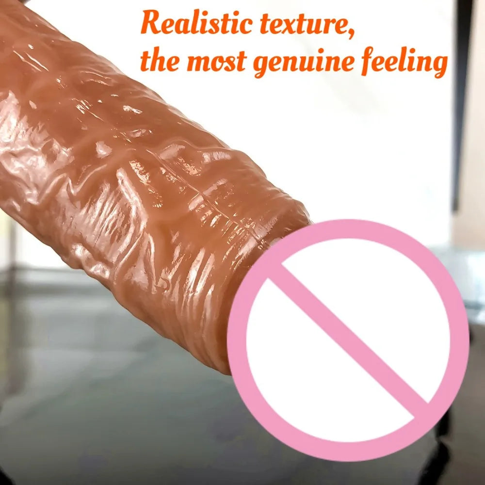 Realistic Suction Cup Dildo – Adult Toy for Women & Couples