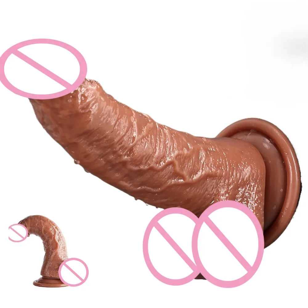 Realistic Suction Cup Dildo – Adult Toy for Women & Couples