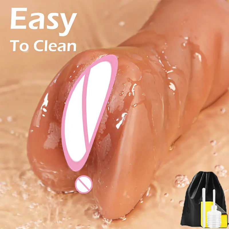 3-in-1 Male Masturbator – Realistic Stroker Toy