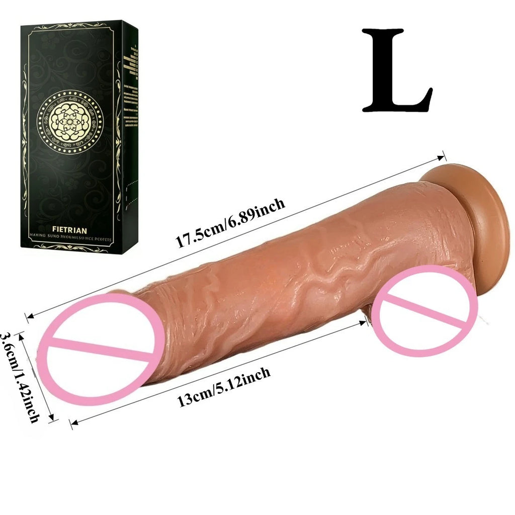 Realistic Suction Cup Dildo – Adult Toy for Women & Couples