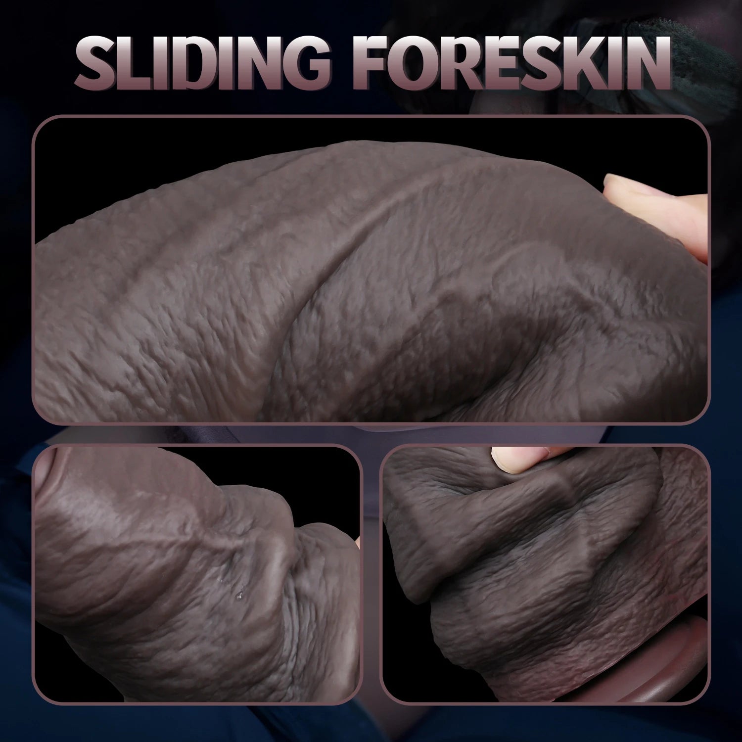 Realistic Silicone Dildo with Suction Cup – Adult Toy for Women