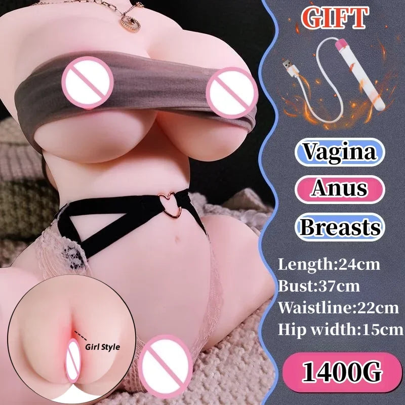 Half-Body Love Doll – Male Masturbator with Realistic Curves