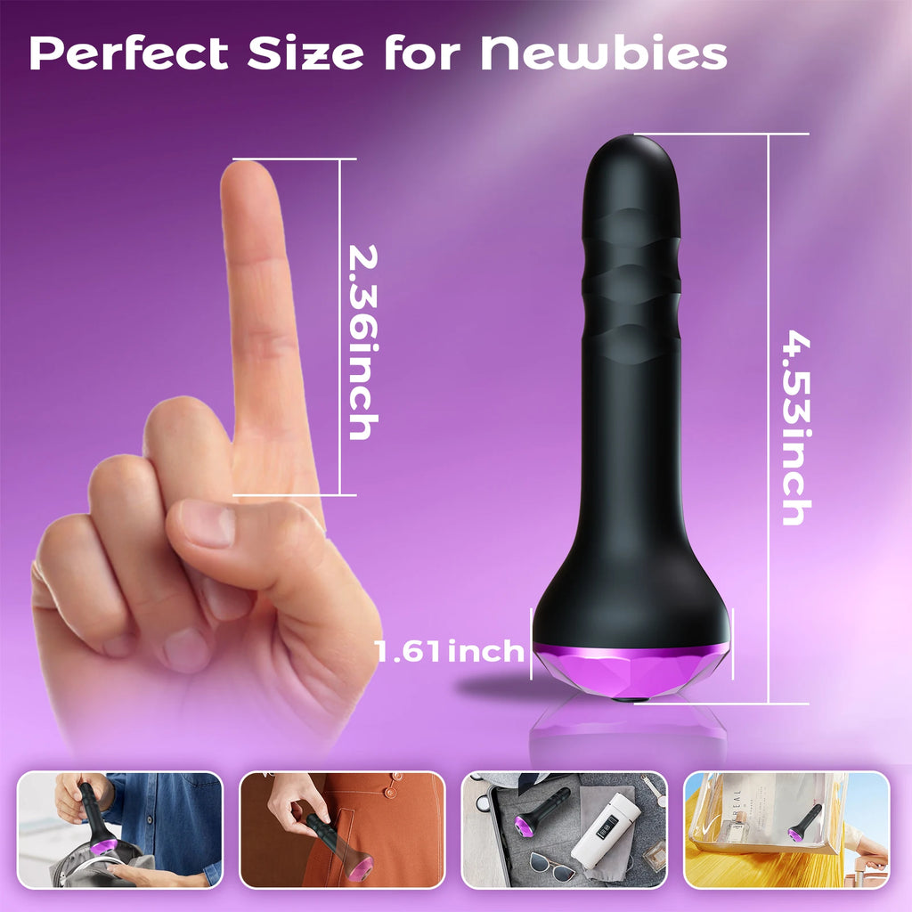 KUSHOR Rotating Prostate Massager – Vibrating Anal Toy