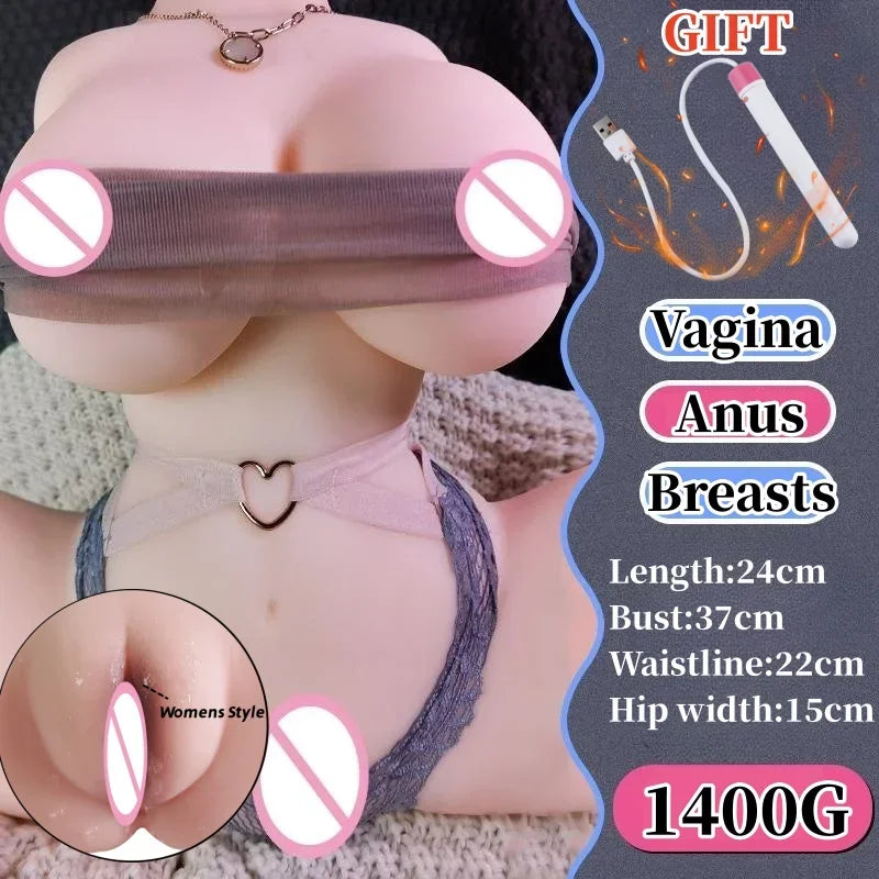 Half-Body Love Doll – Male Masturbator with Realistic Curves